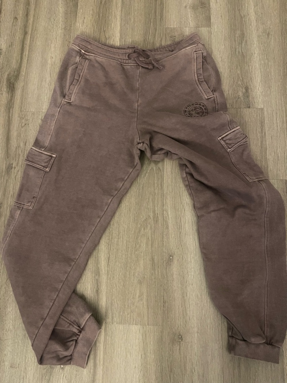 Women’s purple Cargo Jogger Pants - Drawstring Waist